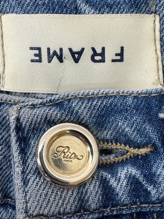 Pre-Owned Frame Blue Jeans Ritz Paris Size 27" - Image 4