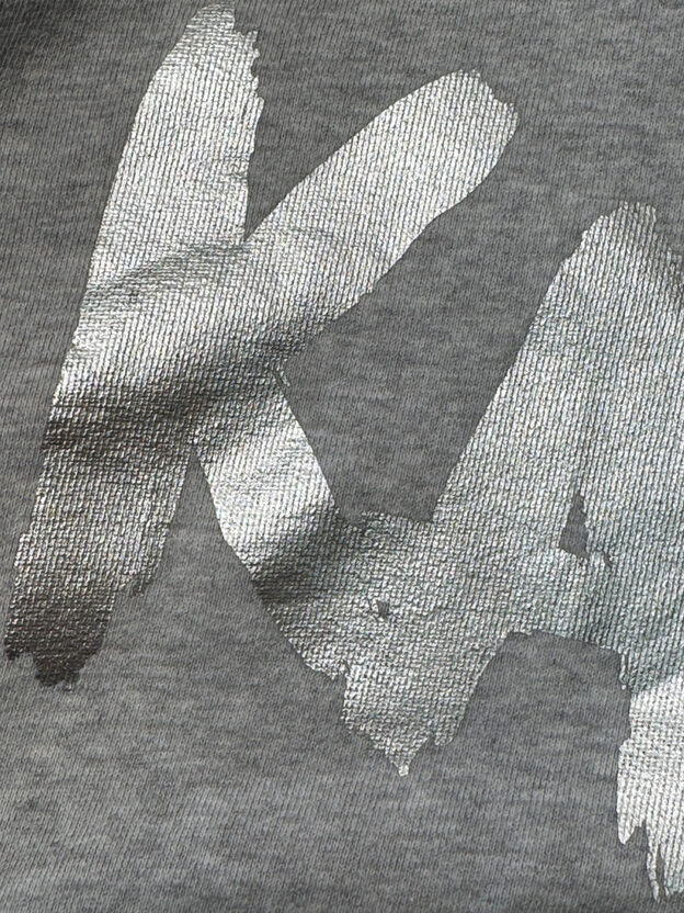 Pre-Owned Karl Lagerfeld Grey Sweatshirt Size L - Image 4
