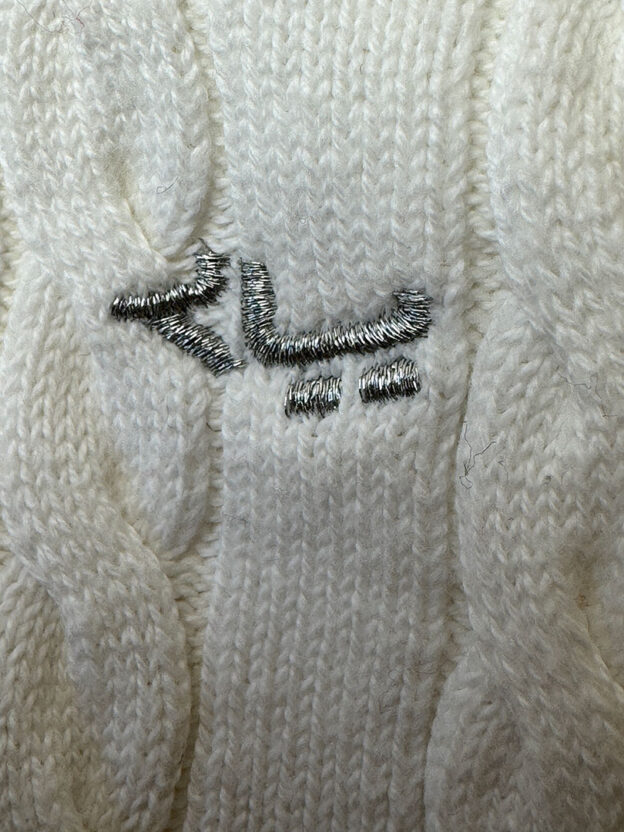 Rohnisch White Cable Knit Jumper Size S - Image 4