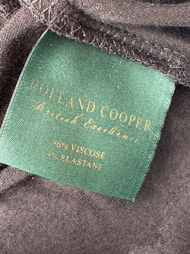 Holland Cooper Long Sleeved Tee With Gold Buttons Size S - Image 5