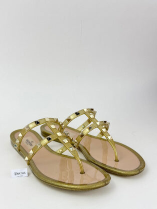 Valentino Gold Sandals Size 39 (UK 6)