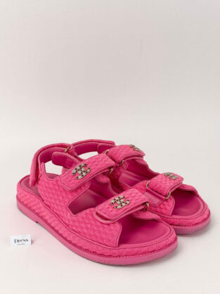 Chanel Pink Sandals Size 36.5 (UK 3.5)