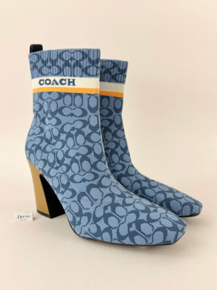 Coach Blue Tasha Boots Size 38 (UK 5)
