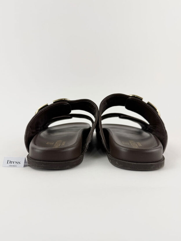 Valentino Beige & Black Sliders Size 39 (UK 6) - Image 4