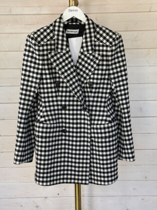 Balenciaga Black & White Blazer Size 34 (UK 6)