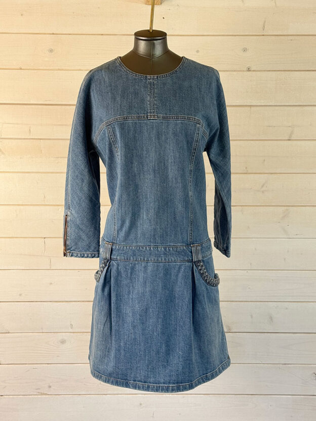 See By Chloe Long Sleeve Denim Dress Size 38 (UK 10)