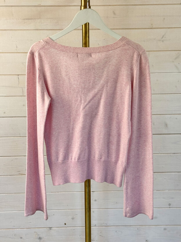 Whistles Pink V neck Jumper Size M - Image 2