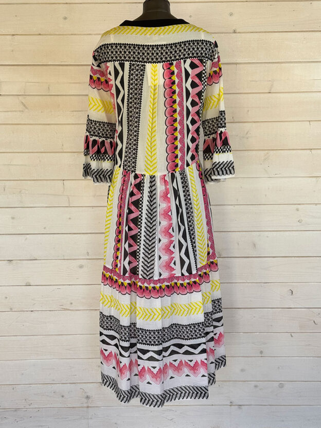Temperley Multicoloured Patterned Dress Size UK 10 - Image 2