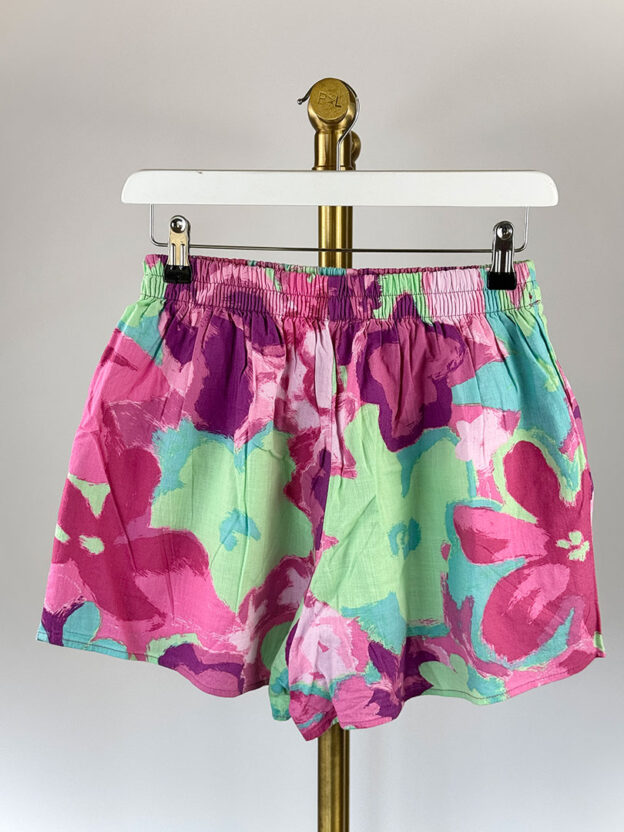 Pre-Owned Sabo Pink & Green Shirt & Shorts Set Size S - Image 9