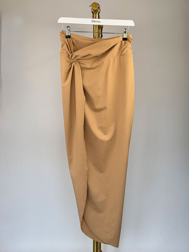 Skims Nude Ochre Sarong Skirt Size M