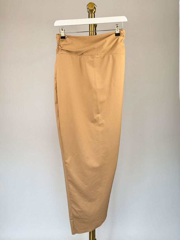Pre-Owned Skims Nude Ochre Sarong Skirt Size M - Image 2