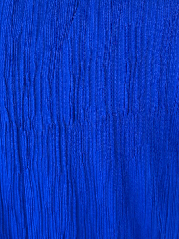 Max Mara Royal Blue Belted Dress Size S - Image 2