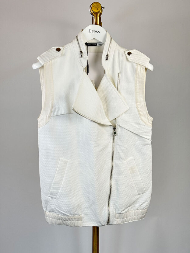 Sportmax Code White Waistcoat Size 8