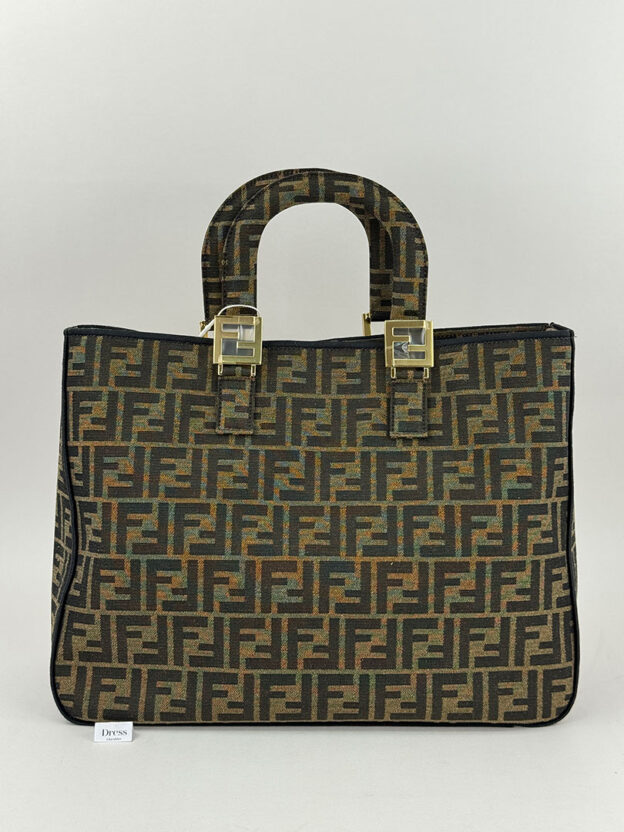 Pre-Owned Fendi Floral Print Tote Bag - Image 6
