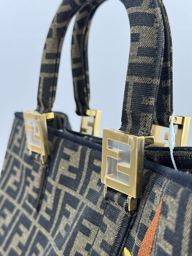 Pre-Owned Fendi Floral Print Tote Bag - Image 7