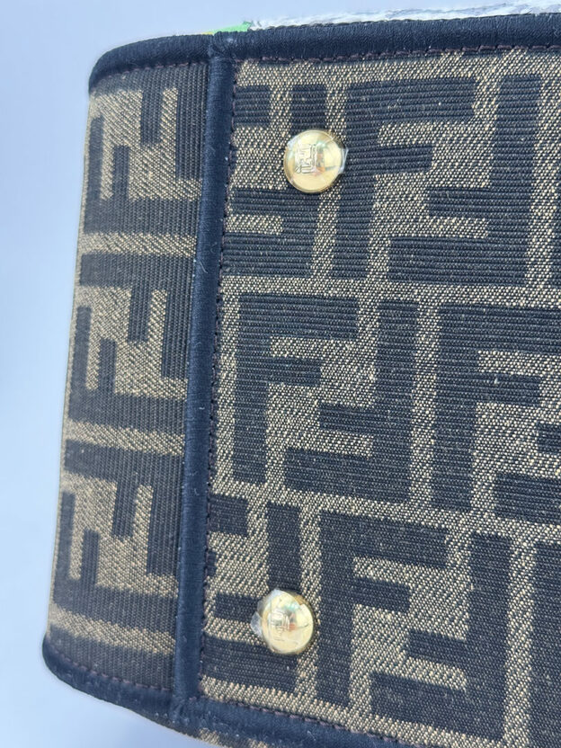 Pre-Owned Fendi Floral Print Tote Bag - Image 9