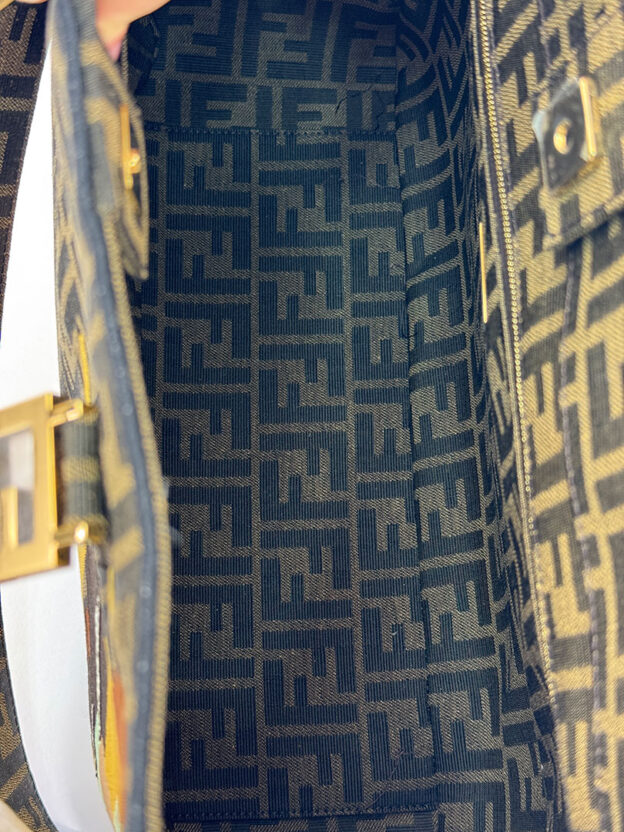 Pre-Owned Fendi Floral Print Tote Bag - Image 2