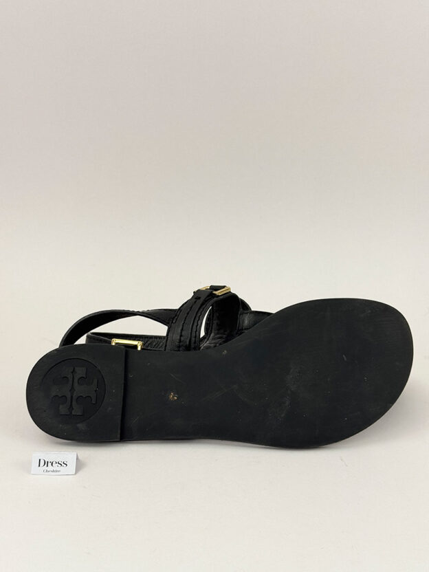 Tory Burch Black Leather Sandals US 7 (UK 4) - Image 7