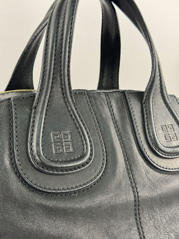Givenchy Nightingale Black Leather Handbag - Image 3
