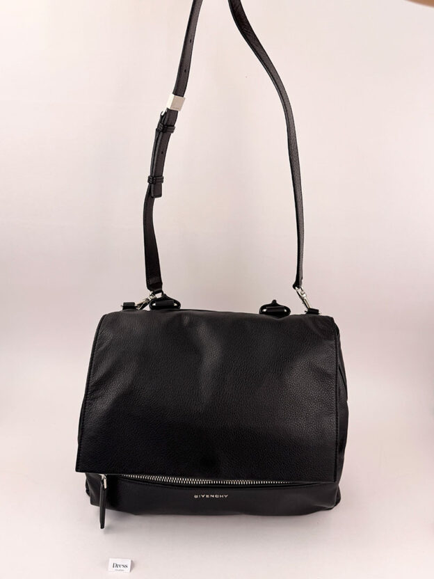 Pre-Owned Givenchy Black Pandora Leather Handbag - Image 5