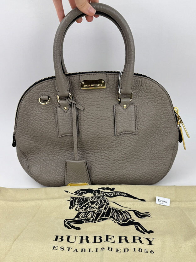 Pre-Owned Burberry Taupe Orchard Handbag - Image 8