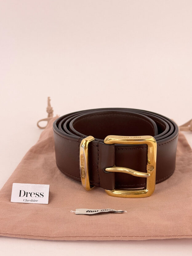 Miu Miu Brown Belt - Image 5