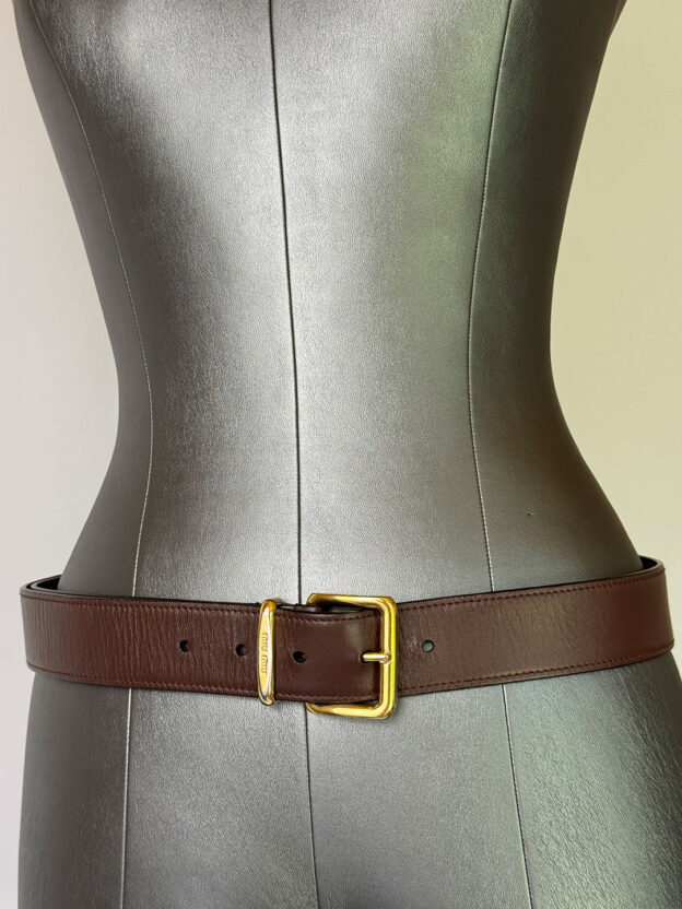 Miu Miu Brown Belt - Image 4