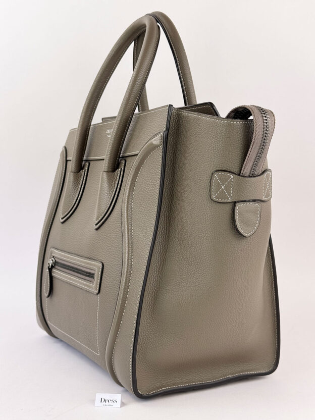 Celine Luggage Taupe Phantom Leather Handbag - Image 2