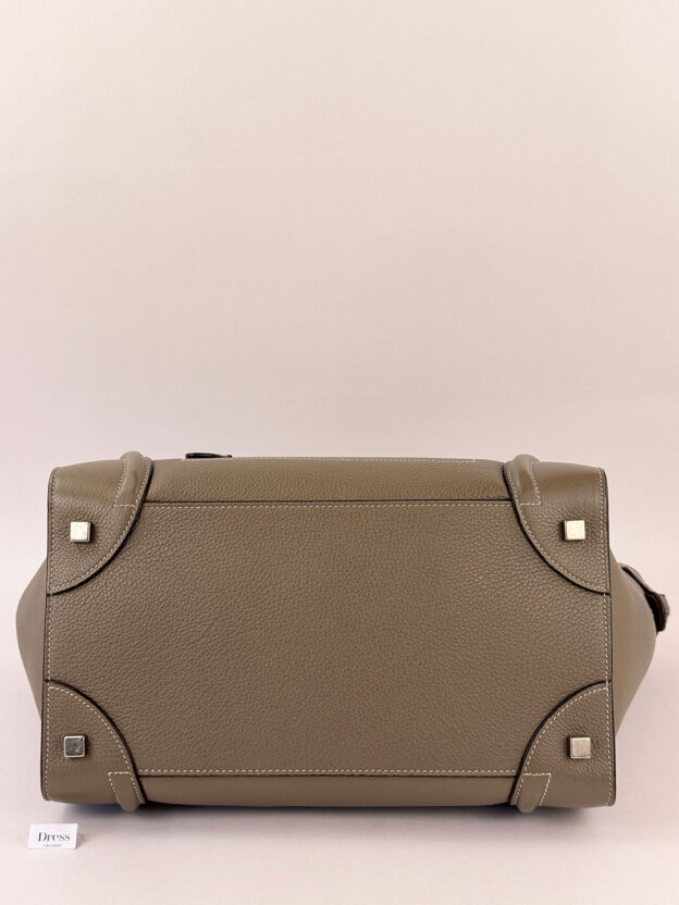 Celine Luggage Taupe Phantom Leather Handbag - Image 4