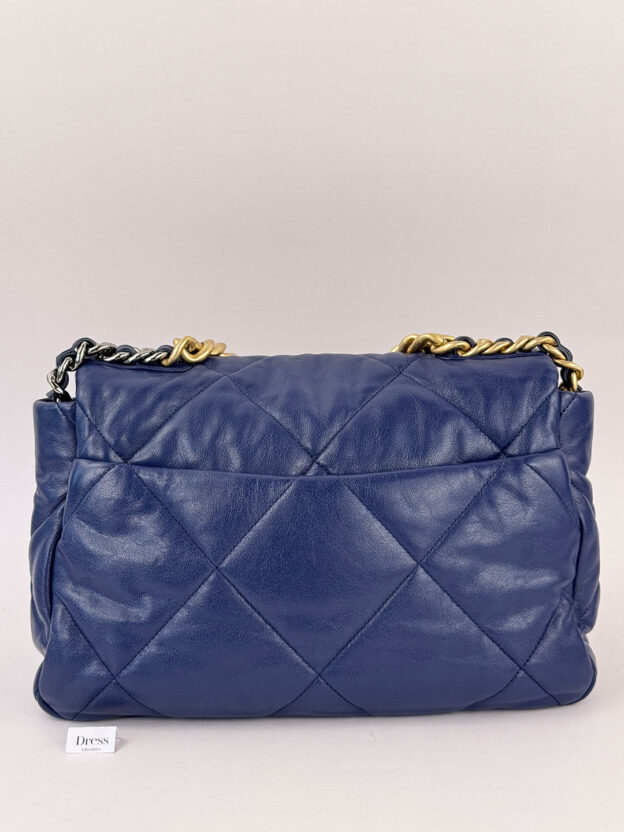 Pre-Owned Chanel Medium Navy 20C 19 Shoulder Bag - Image 5