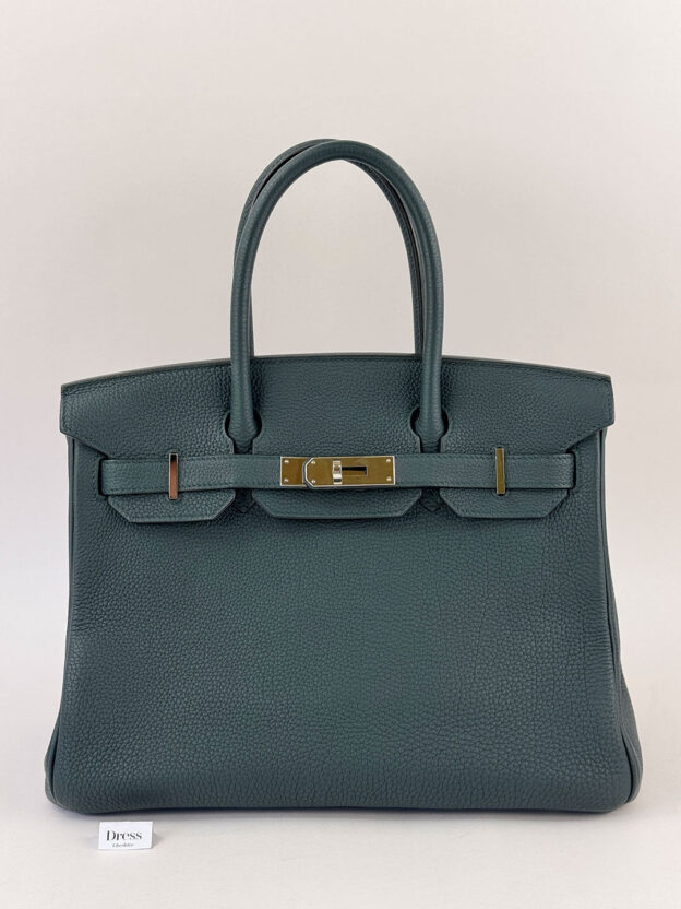 Hermes Birkin 30 Vert Cypress Togo PHW