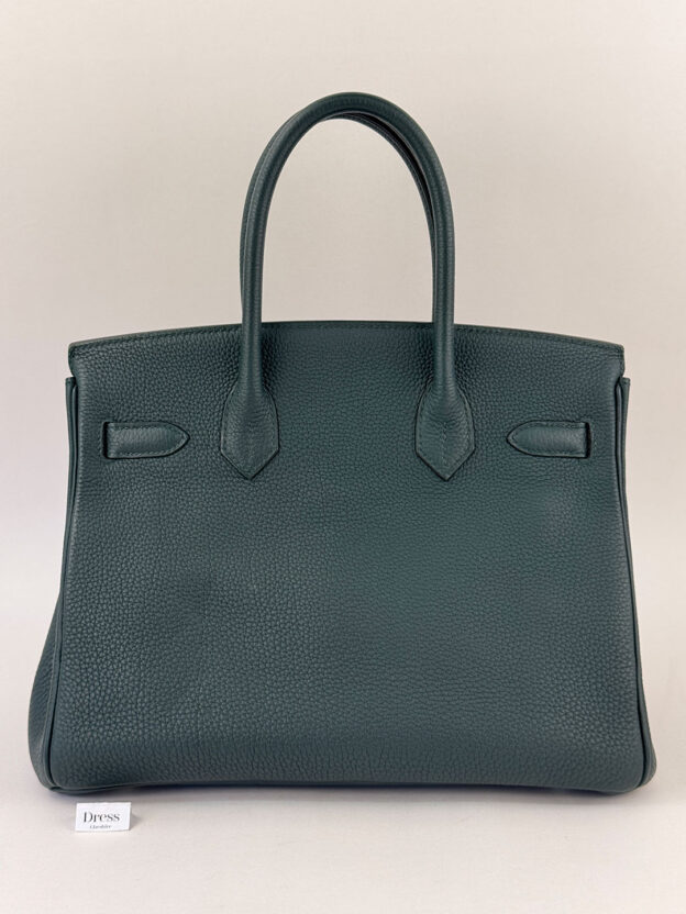 Hermes Birkin 30 Vert Cypress Togo PHW - Image 6