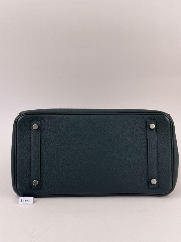 Hermes Birkin 30 Vert Cypress Togo PHW - Image 7