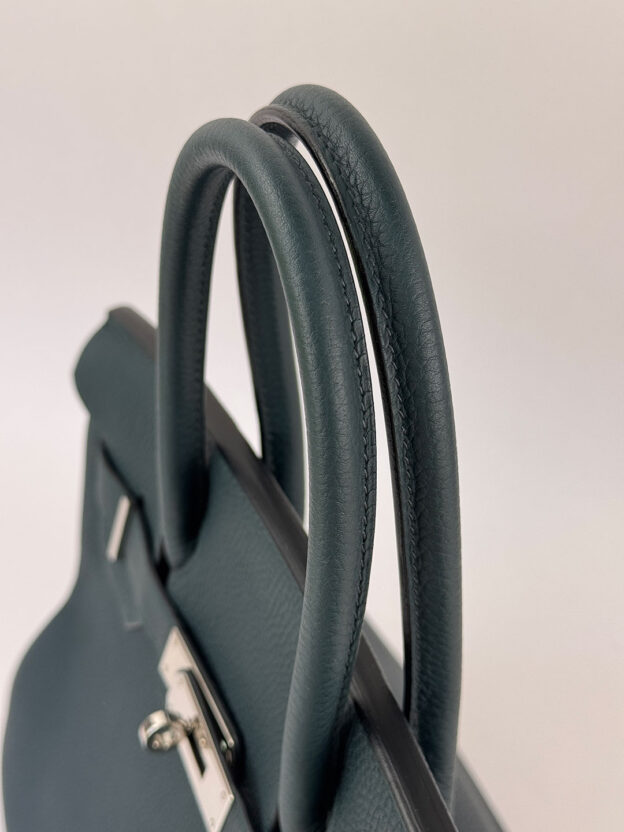 Hermes Birkin 30 Vert Cypress Togo PHW - Image 5