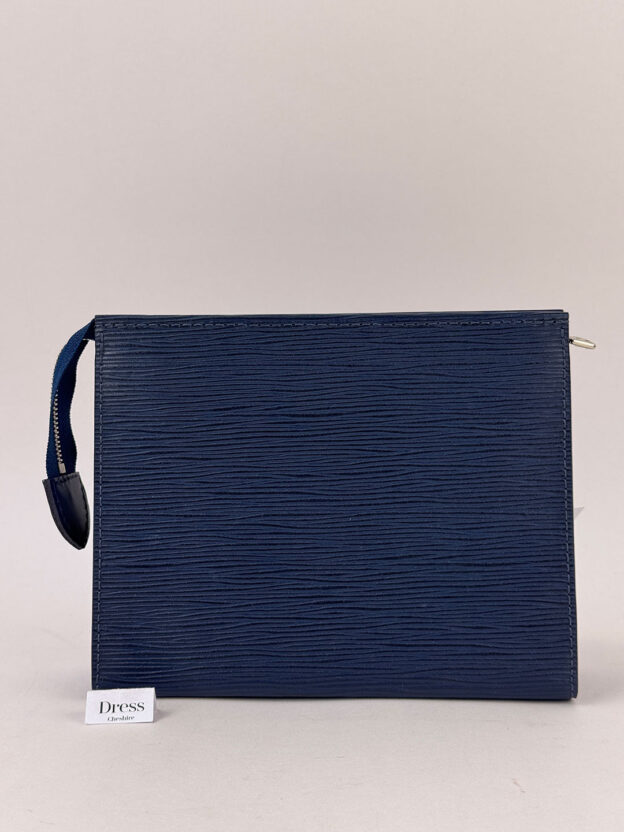 Louis Vuitton Navy Epi Leather Small Clutch - Image 5