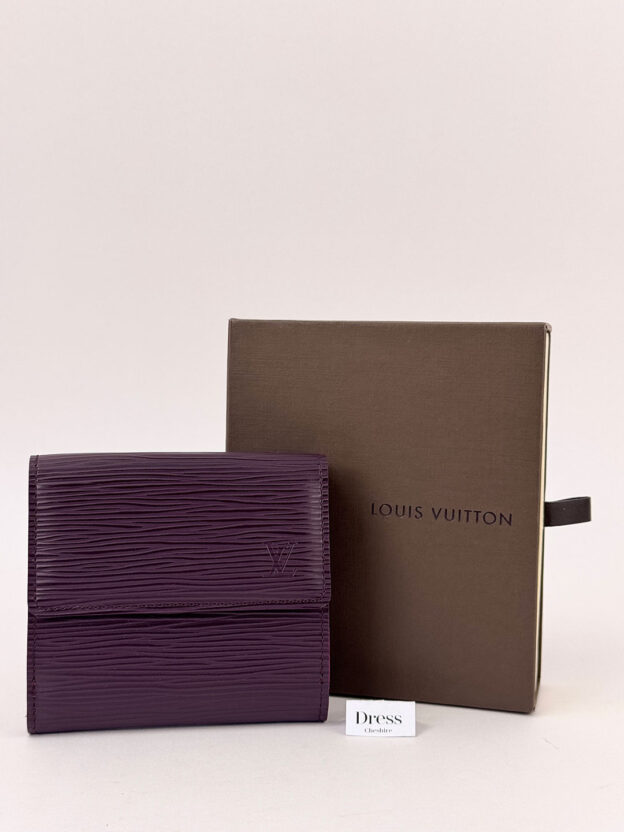 Louis Vuitton Aubergine Epi Leather Purse - Image 7