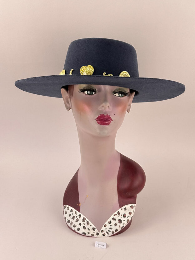 Pre-Owned Lack of Colour Navy Hat - Image 3