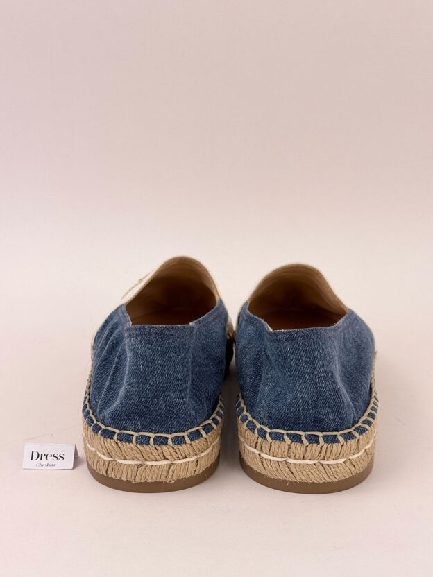 Pre-Owned Prada Denim Espadrilles Size 41 (UK 7.5) - Image 5