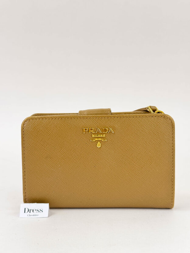 Prada Caramel Leather Wallet