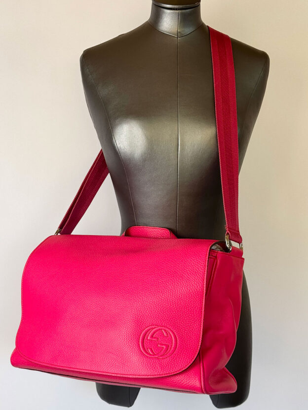 Gucci Bright Pink Baby Bag - Image 6