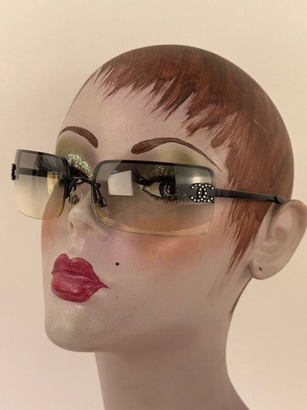 Pre-Owned Chanel Clear Lense Sunglasses - Image 2