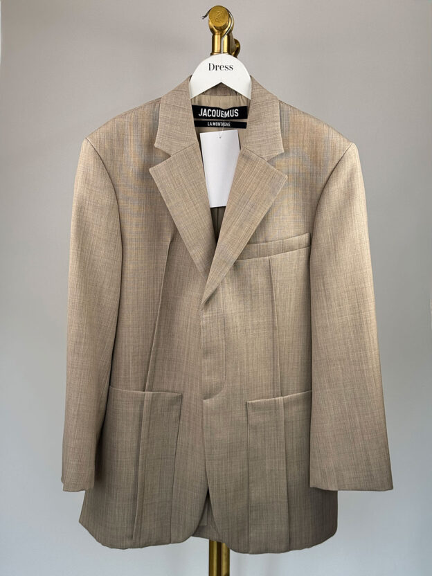 Jacquemus Beige Oversized Blazer Size 36 UK 8