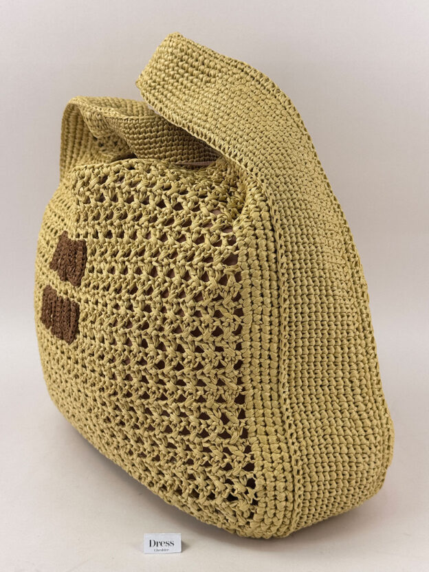 Miu Miu Raffia Hobo Bag - Image 3