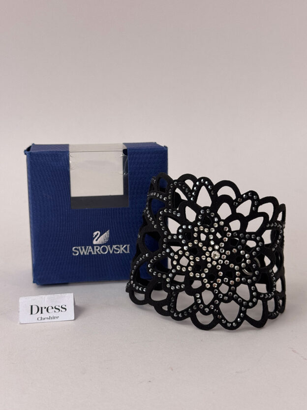 Swarovski Lace Floral Inspired Cuff Bracelet