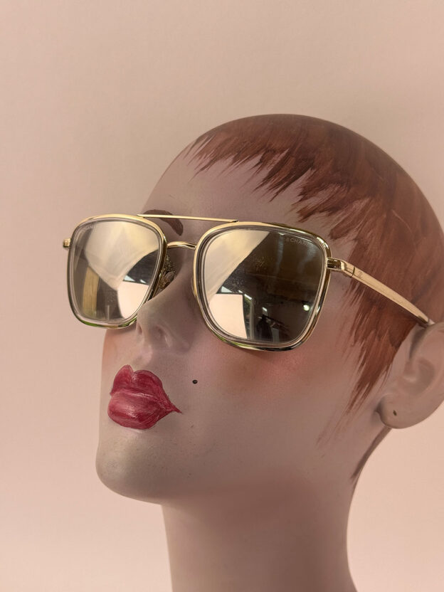 Pre-Owned Chanel Mirrored Aviator Sunglasses - Image 2