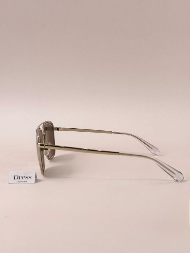 Pre-Owned Chanel Mirrored Aviator Sunglasses - Image 5