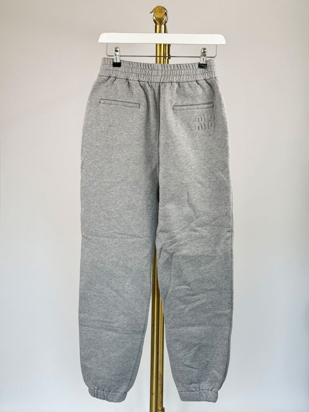 Miu Miu Grey Marl Joggers Size 40 (UK 8) - Image 2