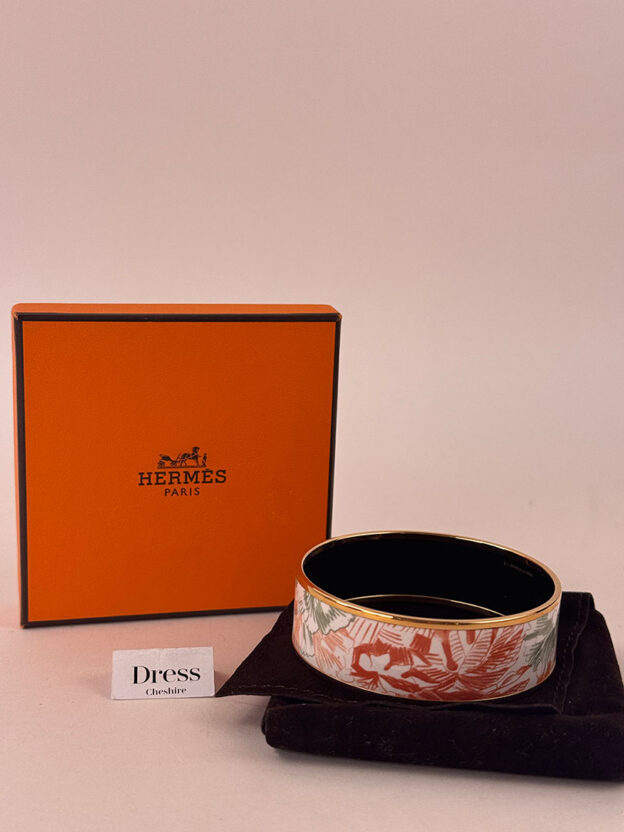Pre-Owned Hermes Palm Tree Bangle - Image 6