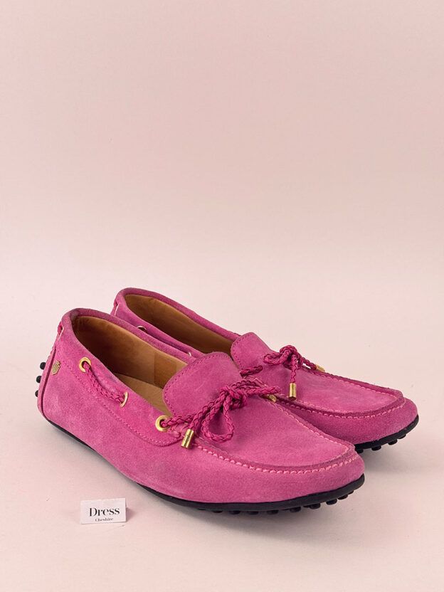 Fairfax and Favour Ladies Henley Fuchsia pink Suede Pumps Size 38 (UK 5)