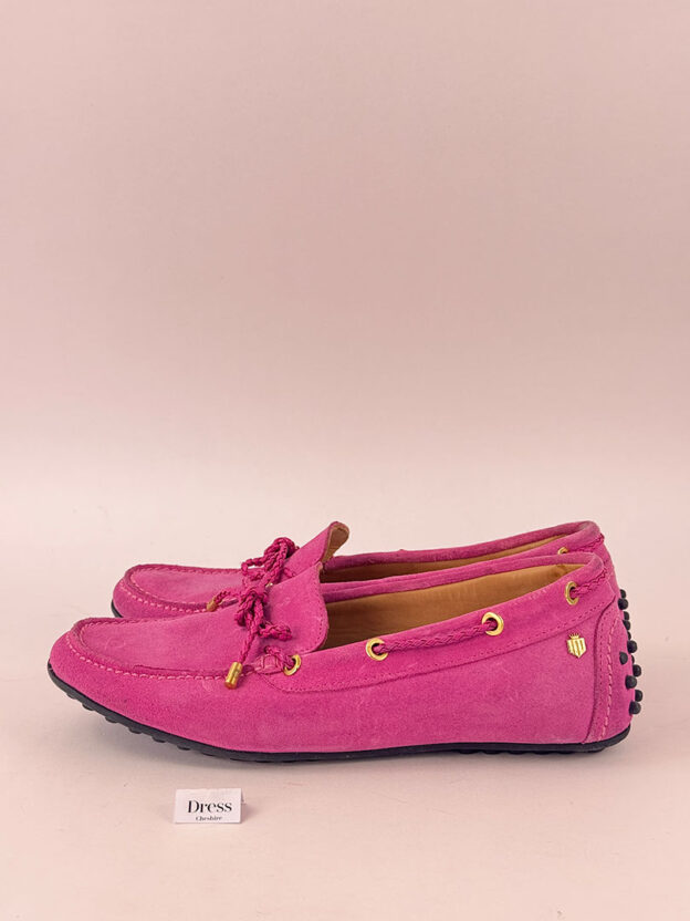 Fairfax and Favour Ladies Henley Fuchsia pink Suede Pumps Size 38 (UK 5) - Image 2